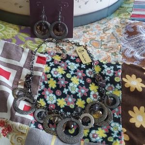 Premier Designs "Botegga" Necklace & Earrings Set